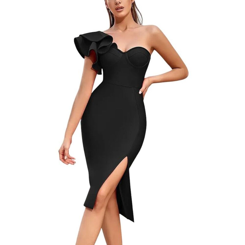 Camila Blanco Womens  Midi Dress